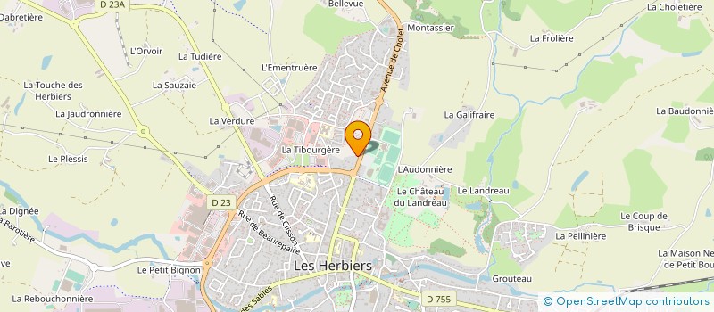 localisation de l'entreprise MONSIEUR CYRILLE SONNIC à LES HERBIERS