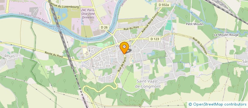 localisation de l'entreprise MONSIEUR CYRILLE TAILLANDIER  VERBERIE