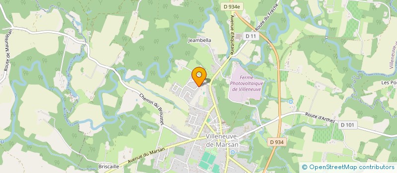 localisation de l'entreprise MONSIEUR CYRILLE TALBOT  VILLENEUVE-DE-MARSAN