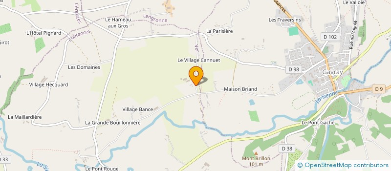 localisation de l'entreprise MONSIEUR CYRILLE TETREL  LE MESNIL-VILLEMAN