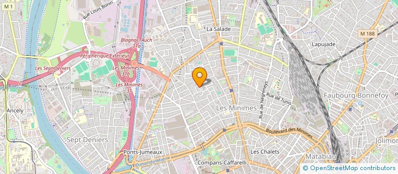 localisation de l'entreprise MONSIEUR CYRILLE THIERRY PENE  TOULOUSE