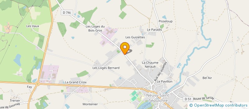localisation de l'entreprise MONSIEUR CYRILLE TORSET à NEUVY-SAINT-SEPULCHRE