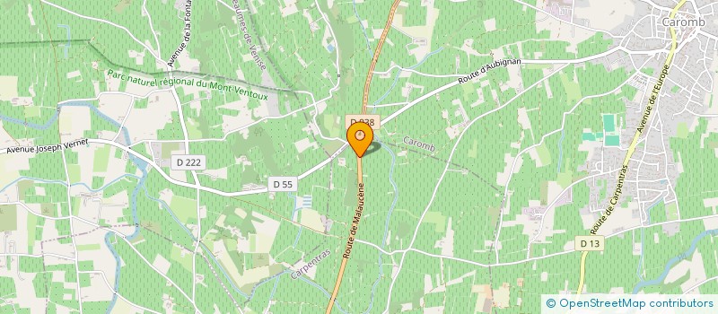 localisation de l'entreprise MONSIEUR CYRILLE TROESCH  CARPENTRAS