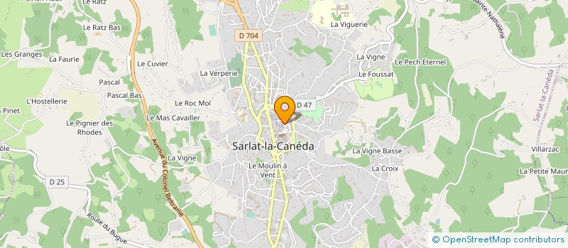 localisation de l'entreprise MONSIEUR CYRILLE VAN DER VREKEN à SARLAT-LA-CANEDA