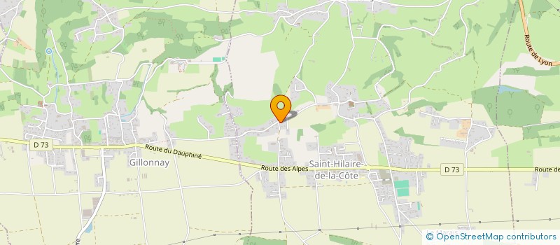 localisation de l'entreprise MONSIEUR CYRILLE VENUAT  SAINT-HILAIRE-DE-LA-COTE