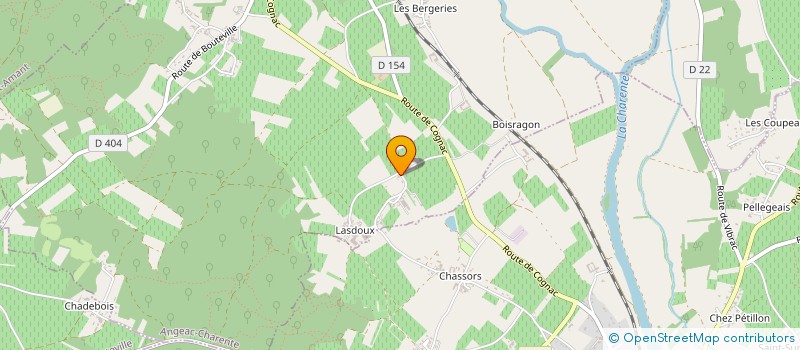 localisation de l'entreprise MONSIEUR CYRILLE VERGERAUD à ANGEAC-CHARENTE
