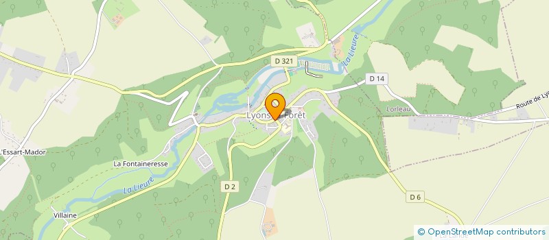 localisation de l'entreprise MONSIEUR CYRILLE VIARD  LYONS-LA-FORET