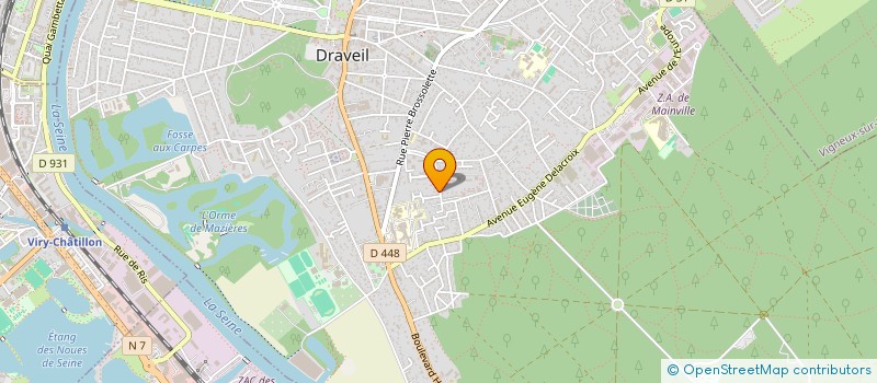 localisation de l'entreprise MONSIEUR CYRILLE VIARDOT à DRAVEIL