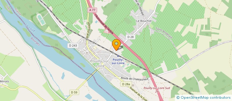 localisation de l'entreprise MONSIEUR CYRILLE VILLATTE  POUILLY-SUR-LOIRE