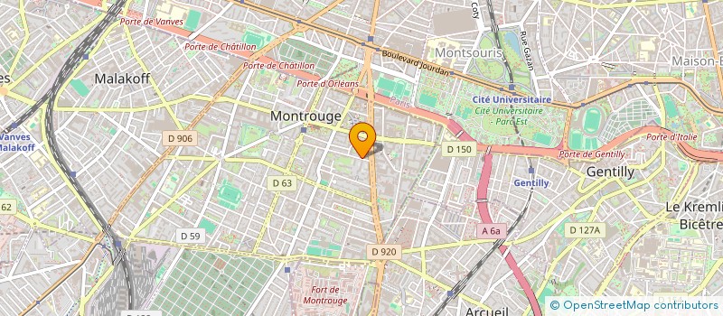 localisation de l'entreprise MONSIEUR CYRILLE VILLATTE à MONTROUGE