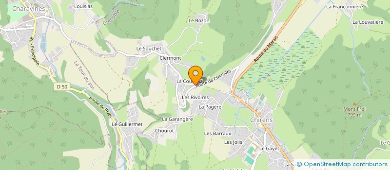 localisation de l'entreprise MONSIEUR CYRILLE VINOT  CHIRENS