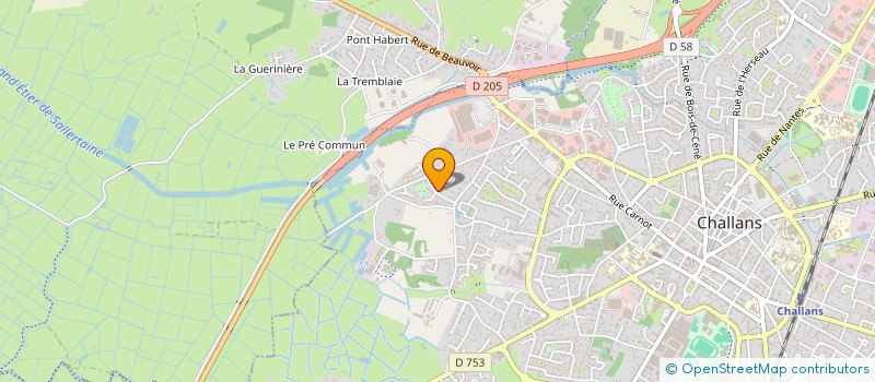 localisation de l'entreprise MONSIEUR CYRILLE VITEL à CHALLANS