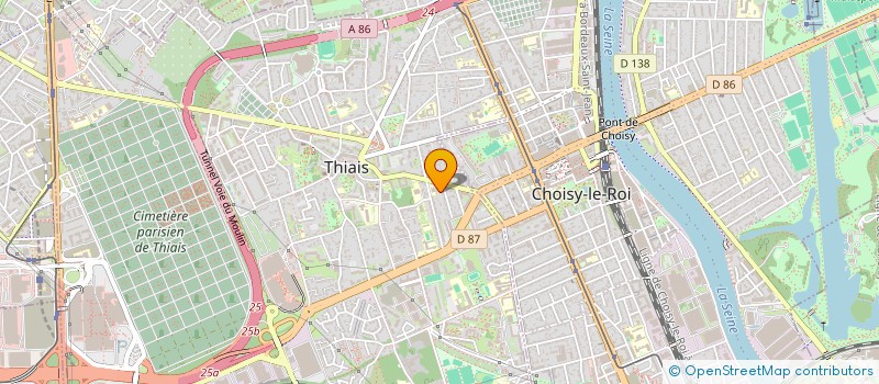 localisation de l'entreprise MONSIEUR CYRILLE YAPO  THIAIS