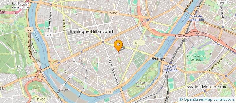 localisation de l'entreprise MONSIEUR CYRILLE ZELLER à BOULOGNE-BILLANCOURT