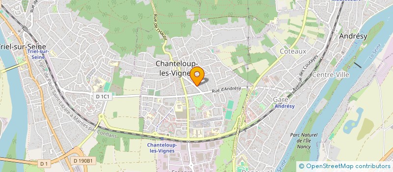 localisation de l'entreprise MONSIEUR CYRILLES FLEURY  CHANTELOUP-LES-VIGNES