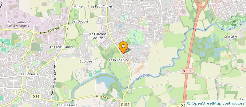 localisation de l'entreprise MONSIEUR D'AMBROISE NIKINIKI YALA  CHARTRES-DE-BRETAGNE