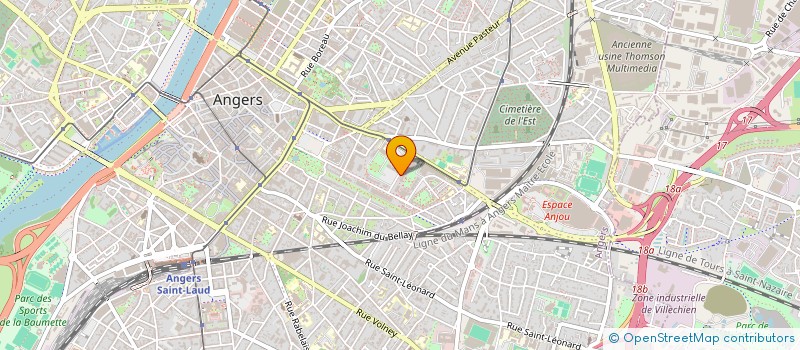 localisation de l'entreprise MONSIEUR D I D I E R B E U D A E R T  ANGERS