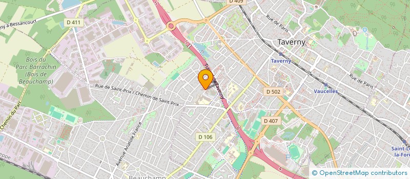 localisation de l'entreprise MONSIEUR D'JACK LAFORGUE  TAVERNY