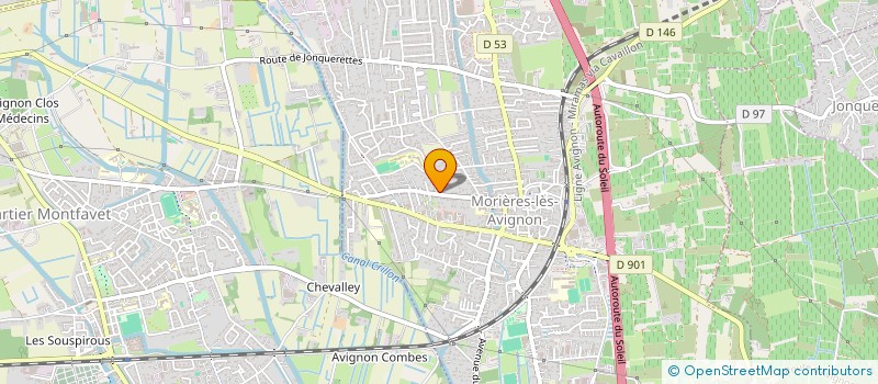 localisation de l'entreprise MONSIEUR DA BORBA  MORIERES LES AVIGNON