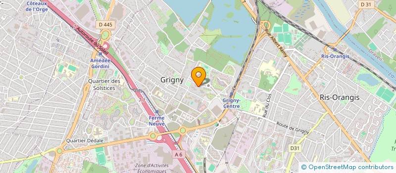 localisation de l'entreprise MONSIEUR DA DANIEL ALEXANDRE  GRIGNY