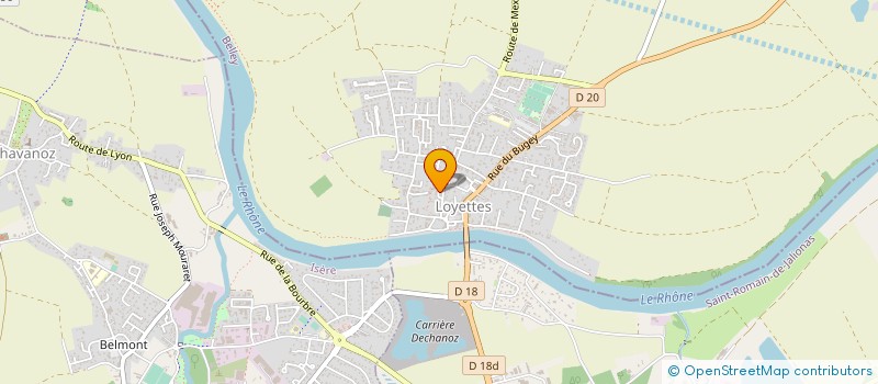 localisation de l'entreprise MONSIEUR DA INACIO  LOYETTES