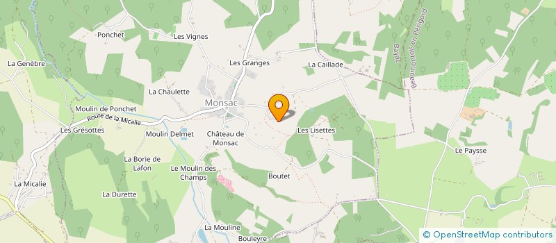 localisation de l'entreprise MONSIEUR DA LOPES à MONSAC