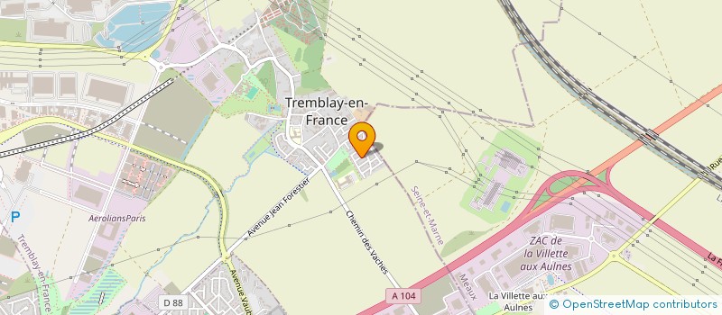 localisation de l'entreprise MONSIEUR DA PES à TREMBLAY-EN-FRANCE