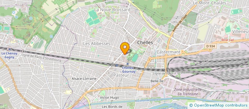 localisation de l'entreprise MONSIEUR DA SILVA MARTINS DA SILVA MARTINS à CHELLES