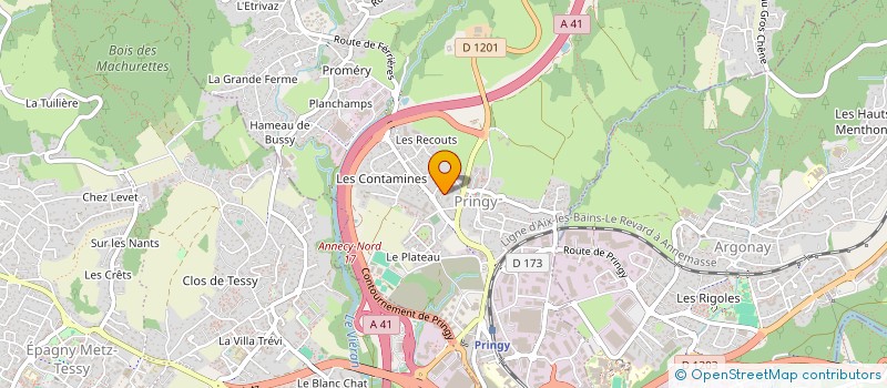localisation de l'entreprise MONSIEUR DA TIAGO ANDRE à ANNECY