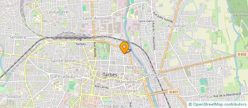 localisation de l'entreprise MONSIEUR DAAN PETERS à TARBES