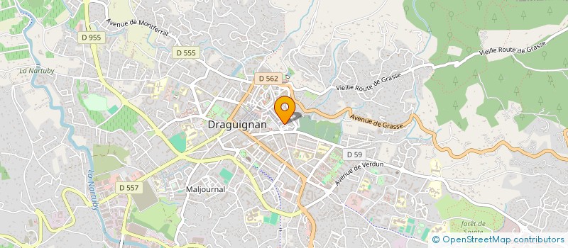 localisation de l'entreprise MONSIEUR DAASHA FIRNAZZ  DRAGUIGNAN