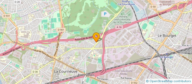 localisation de l'entreprise MONSIEUR DAAWUD BENTAALLAH à LA COURNEUVE