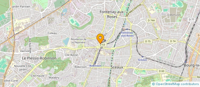 localisation de l'entreprise MONSIEUR DABA CAMARA à FONTENAY-AUX-ROSES