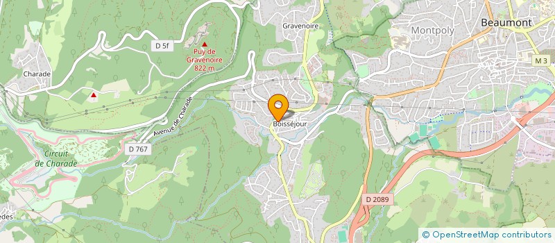 localisation de l'entreprise MONSIEUR DABBABI WASSIM  CEYRAT