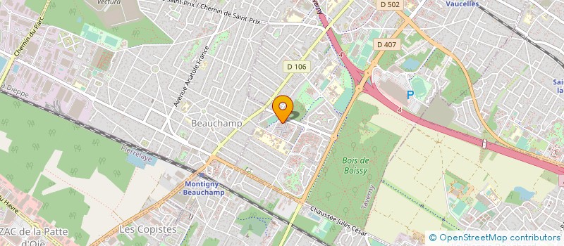 localisation de l'entreprise MONSIEUR DABLE BEUGRE à TAVERNY