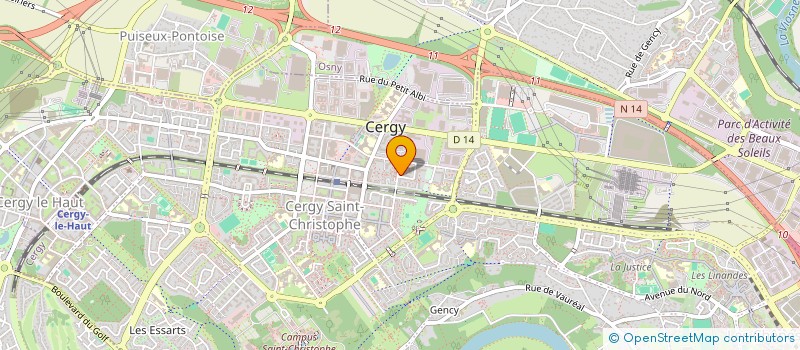 localisation de l'entreprise MONSIEUR DABY COULIBALY  CERGY