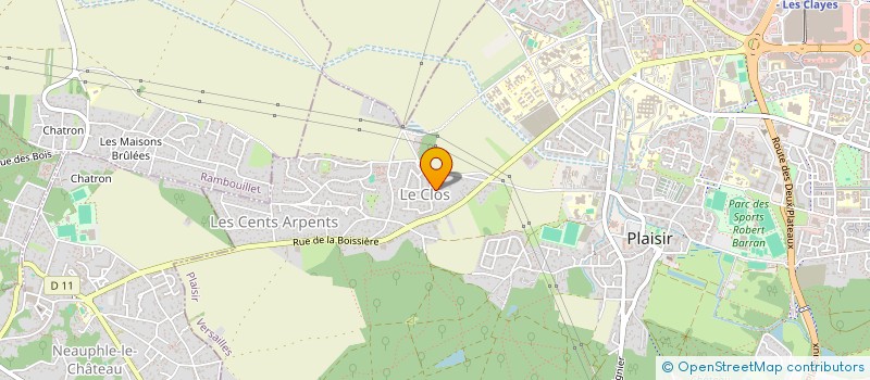 localisation de l'entreprise MONSIEUR DAC ANTHONY NGUYEN  PLAISIR