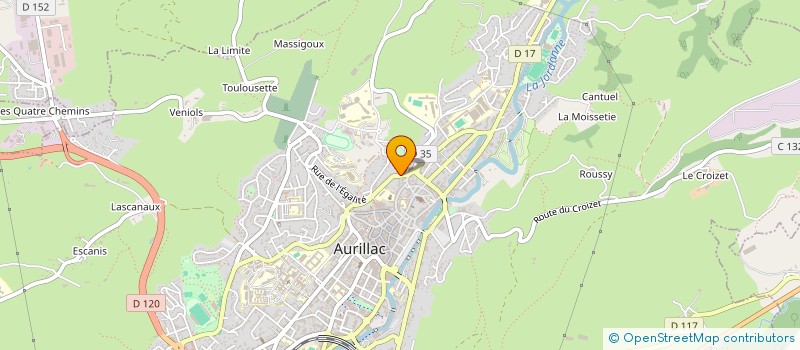 localisation de l'entreprise MONSIEUR DACHI PAPUNASHVILI à AURILLAC