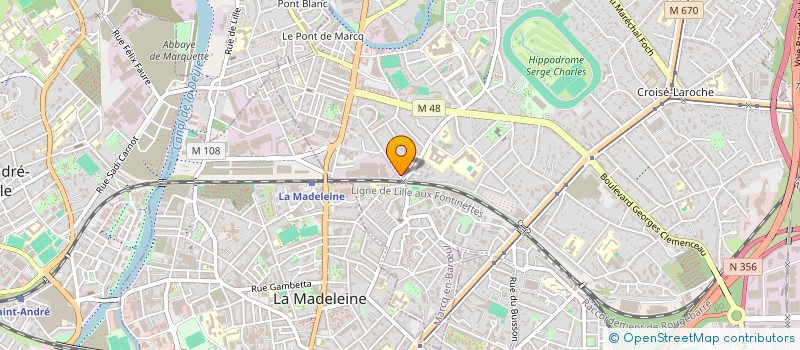 localisation de l'entreprise MONSIEUR DACHUAN ZHANG à MARCQ-EN-BARŒUL
