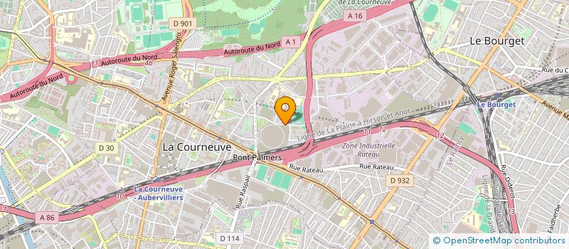 localisation de l'entreprise MONSIEUR DACIAN CIRPACI à LA COURNEUVE