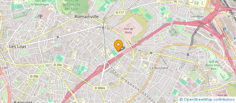 localisation de l'entreprise MONSIEUR DACIAN ION à ROMAINVILLE
