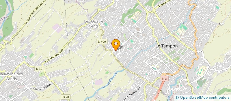 localisation de l'entreprise MONSIEUR DACIAN MANDRECI  LE TAMPON