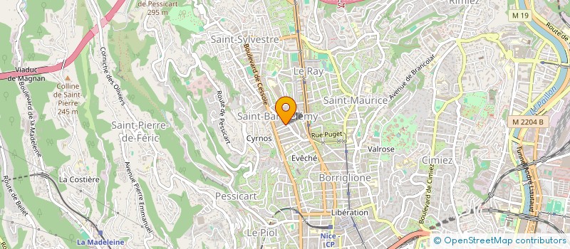 localisation de l'entreprise MONSIEUR DACIAN MURESAN à NICE