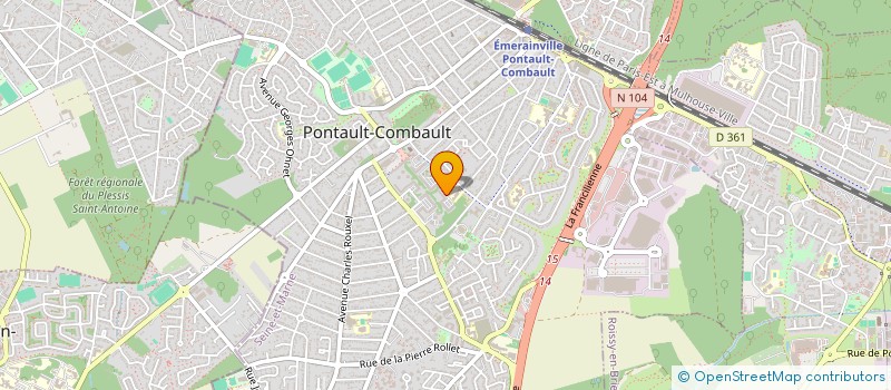 localisation de l'entreprise MONSIEUR DACOSTA ARMANDO MOMANGA à PONTAULT-COMBAULT
