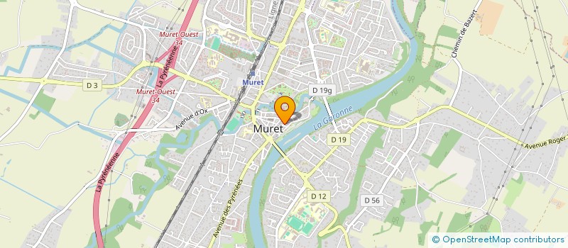 localisation de l'entreprise MONSIEUR DADDY GBANKAY  MURET