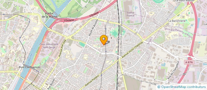 localisation de l'entreprise MONSIEUR DADIBA DIAKABY à ANGERS