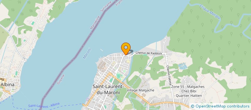localisation de l'entreprise MONSIEUR DADY GOURDET  SAINT-LAURENT-DU-MARONI