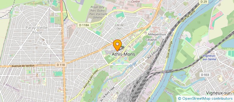 localisation de l'entreprise MONSIEUR DADY LIGBANGA à ATHIS-MONS