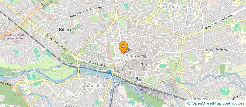 localisation de l'entreprise MONSIEUR DAFAALLAH YOUSSOUF DAFAALLAH à PAU