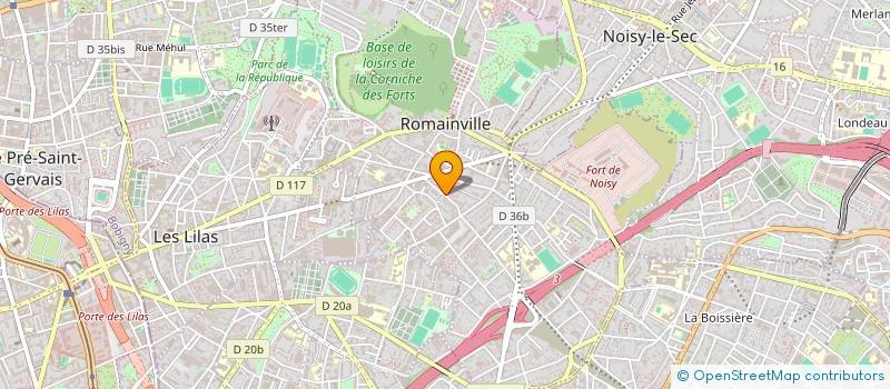 localisation de l'entreprise MONSIEUR DAFALI BENMBAREK à ROMAINVILLE